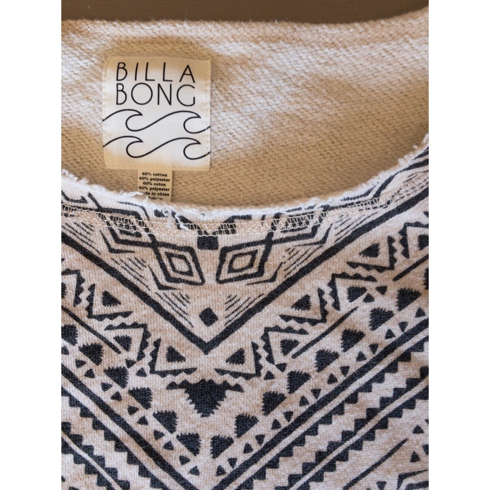 BillaBong Off the Shoulder Crewneck